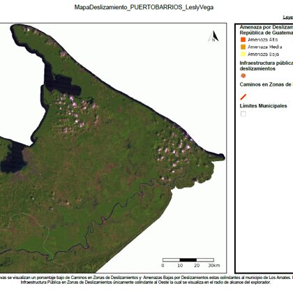 Mapa de deslizamiento