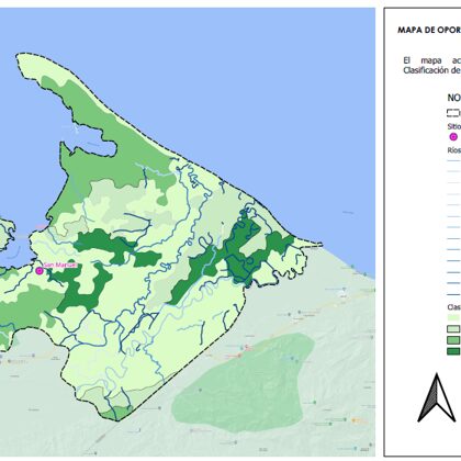 Mapa de oportunidades Medioambientales