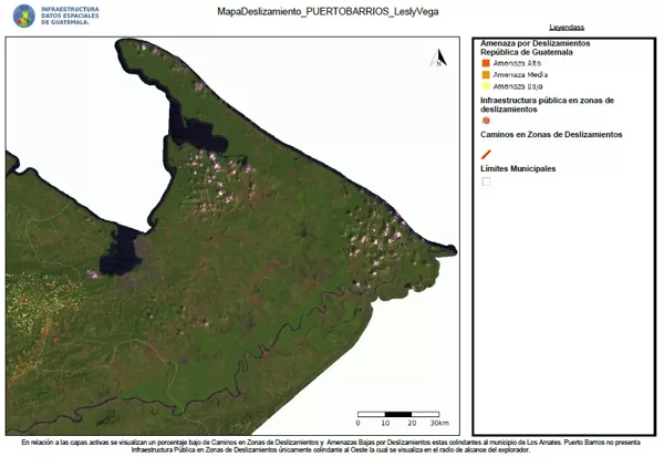 Mapa de deslizamiento