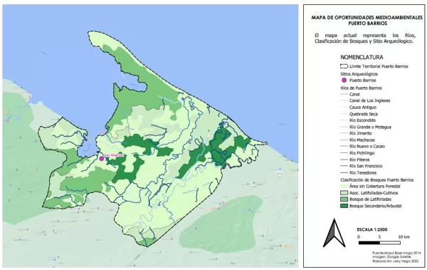 Mapa de oportunidades Medioambientales